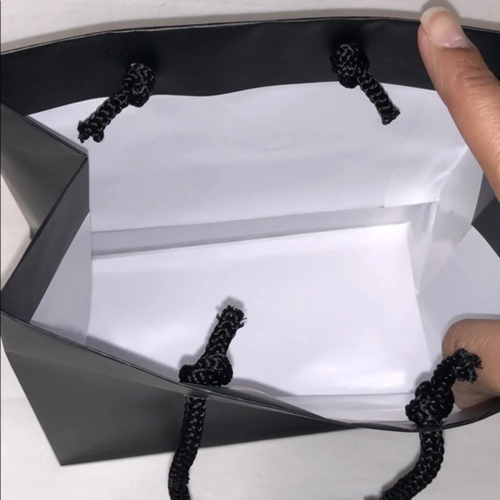 New 20 Pack of Small Black Gift Bags